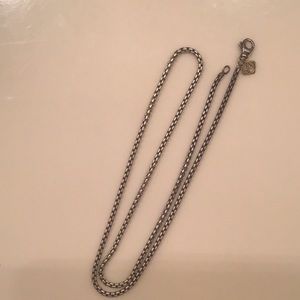 DAVID YURMAN 20in BOX CHAIN 2.7mm